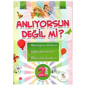 5 Renk Yayınevi 2. Sınıf Anlıyorsun Değil Mi? Okuduğunu Anlama Kitabı
