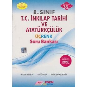 5 Renk Yayınları 8.Sınıf İnkılap Tarihi Ve Atatürkçülük Soru Bankası