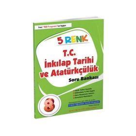 5 Renk Yayınları 8.Sınıf İnkılap Tarihi Ve Atatürkçülük Soru Bankası