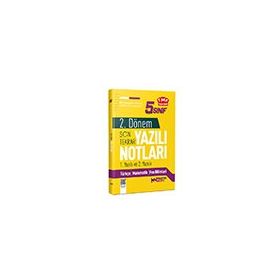 5. Sınıf 2. Dönem 1. ve 2. Yazılı Notları Son Tekrar Master Work Yayınları
