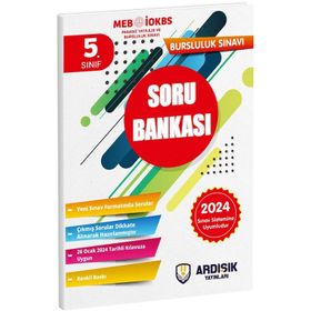 5. Sınıf 2024 Bursluluk Sınavı Soru Bankası Ardışık Yayınları