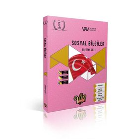 5. Sınıf 34 Fasikül Sosyal Bilgiler Eğitim Seti - Vip Yayınları