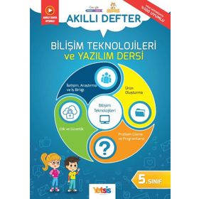 5.Sınıf Akıllı Defter Bilişim Teknolojileri ve Yazılım Dersi-Yetsiz Yayınları