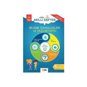 5.Sınıf Akıllı Defter Bilişim Teknolojileri ve Yazılım Dersi-Yetsiz Yayınları