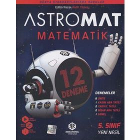 5. Sınıf Astromat Matematik Yeni Nesil 12 Deneme - İrrasyonel Yayınları
