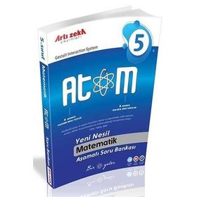 5.Sınıf Atom Matematik Aşamalı Soru Bankası Artı Zeka Yayınları