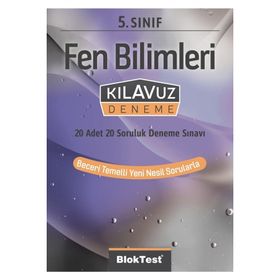 5. Sınıf Bloktest Fen bilimleri Kılavuz Deneme Bloktest Yayınları