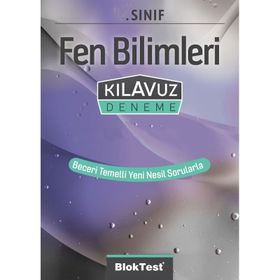 5. Sınıf Bloktest Fen bilimleri Kılavuz Deneme Bloktest Yayınları