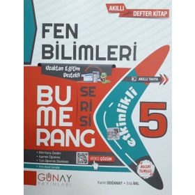 5. Sınıf Bumerang Serisi Fen Bilimleri Soru Bankası-Günay Yayınları