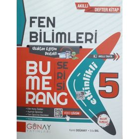 5. Sınıf Bumerang Serisi Fen Bilimleri Soru Bankası-Günay Yayınları