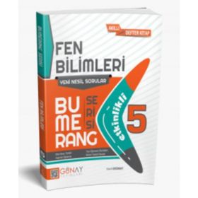 5. Sınıf Bumerang Serisi Fen Bilimleri Soru Bankası-Günay Yayınları