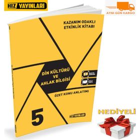 5. Sınıf Din Kültürü Etkinlik Defteri - Hız Yayınları