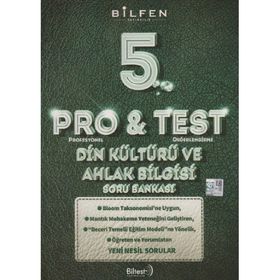 5. Sınıf Din Kültürü Protest Soru Bankası - Bilfen Yayınları