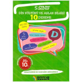 5. Sınıf Din Kültürü ve Ahlak Bilgisi 10 Deneme-Branş Akademi