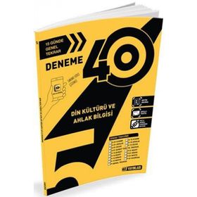 5. Sınıf Din Kültürü ve Ahlak Bilgisi 40'lı Deneme - Hız Yayınları