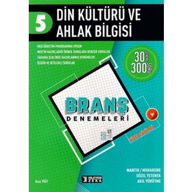 5. Sınıf Din Kültürü Ve Ahlak Bilgisi Branş Denemeleri İşleyen Zeka Yayınları