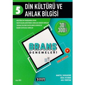 5. Sınıf Din Kültürü Ve Ahlak Bilgisi Branş Denemeleri İşleyen Zeka Yayınları