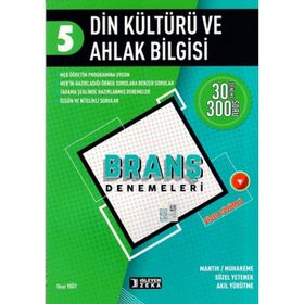 5. Sınıf Din Kültürü Ve Ahlak Bilgisi Branş Denemeleri İşleyen Zeka Yayınları