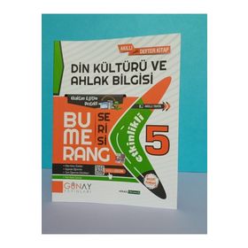 5. Sınıf Din Kültürü ve Ahlak Bilgisi Bumerang Soru Bankası-Günay Yayınları