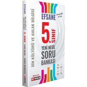 5. Sınıf Din Kültürü Ve Ahlak Bilgisi Efsane Soru Bankası-DDY Yayınları