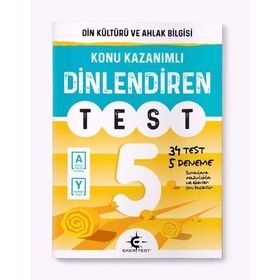 5. Sınıf Din Kültürü Ve Ahlak Bilgisi Konu Anlatımlı Dinlendiren Test-Eker Test Yayınları