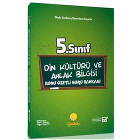 5. Sınıf Din Kültürü ve Ahlak Bilgisi Konu Özetli Soru Bankası Günay Yayınları