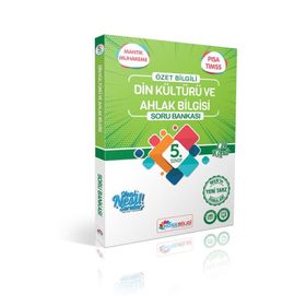 5. Sınıf Din Kültürü Ve Ahlak Bilgisi Özet Bilgili Soru Bankası Köşebilgi Yayınları