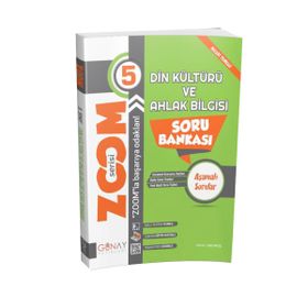 5. Sınıf Din Kültürü ve Ahlak Bilgisi Zoom Soru Bankası-Günay Yayınları