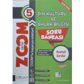 5. Sınıf Din Kültürü ve Ahlak Bilgisi Zoom Soru Bankası-Günay Yayınları