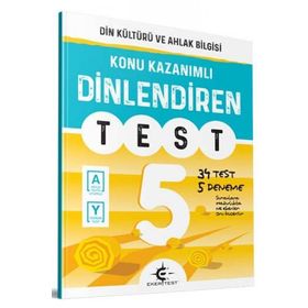 5. Sınıf DİNlendiren Test Din Kültürü ve Ahlak Bilgisi Konu Kazanım Yaprak Testleri-Eker Test Yayınları