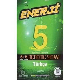 5.sınıf Enerji Türkçe 5+5 Deneme Sınavı Palme Yayınevi