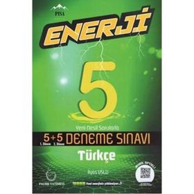 5.sınıf Enerji Türkçe 5+5 Deneme Sınavı Palme Yayınevi