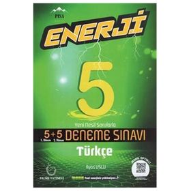 5. Sınıf Enerji Türkçe Deneme Sınavı 5+5 Onlu Palme Yayınları