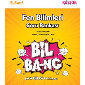 5. Sınıf Fen Bilgisi Soru Bankası Bil-Bang Kültür Yayıncılık