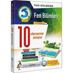 5.Sınıf Fen Bilimleri 10 Deneme Sınavı Çanta Yayınları