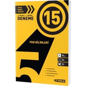 5. Sınıf Fen Bilimleri 15 Deneme - Hız Yayınları