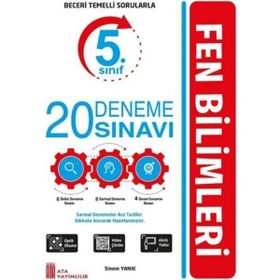 5. Sınıf Fen Bilimleri 20 Deneme Sınavı - Ata Yayıncılık