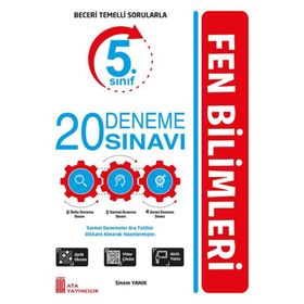 5. Sınıf Fen Bilimleri 20 Deneme Sınavı - Ata Yayıncılık