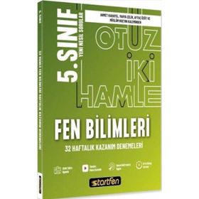 5. Sınıf Fen Bilimleri 32 Haftalık Kazanım Denemeleri Startfen Yayınları