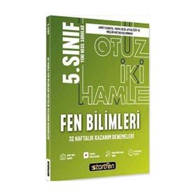 5. Sınıf Fen Bilimleri 32 Haftalık Kazanım Denemeleri Startfen Yayınları