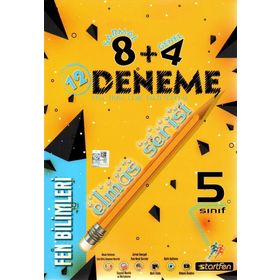 5. Sınıf Fen Bilimleri 8+4 Elmas Serisi Deneme-Startfen Yayınları