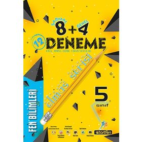 5. Sınıf Fen Bilimleri 8+4 Elmas Serisi Deneme-Startfen Yayınları