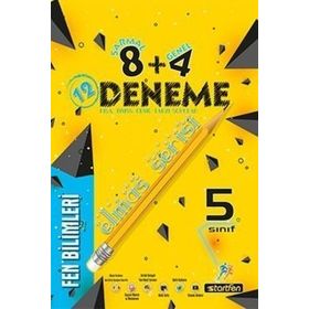 5. Sınıf Fen Bilimleri 8+4 Elmas Serisi Deneme-Startfen Yayınları