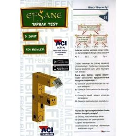 5. Sınıf Fen Bilimleri Çek Kopart Yaprak Test - kollektif