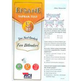 5. Sınıf Fen Bilimleri Çek Kopart Yaprak Test - kollektif