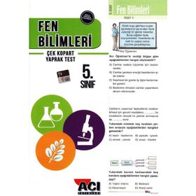 5. Sınıf Fen Bilimleri Çek Kopart Yaprak Test - kollektif