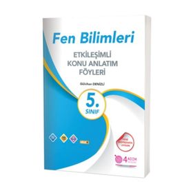 5. Sınıf Fen Bilimleri Etkileşimli Konu Anlatım Föyleri 4 Adım Yayınları