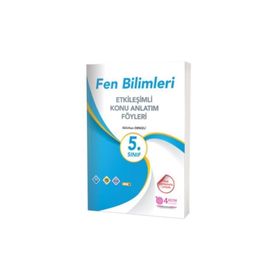 5. Sınıf Fen Bilimleri Etkileşimli Konu Anlatım Föyleri 4 Adım Yayınları