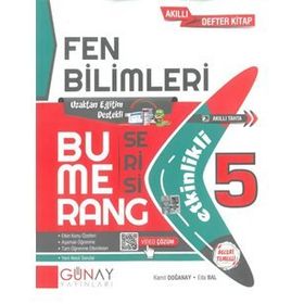 5. Sınıf Fen Bilimleri Etkinlikli Bumerang Serisi Günay Yayınları