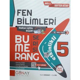 5. Sınıf Fen Bilimleri Etkinlikli Bumerang Serisi Günay Yayınları